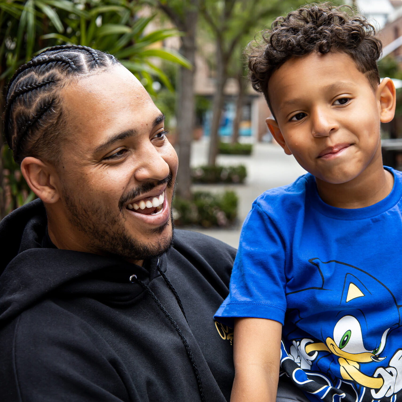 Emilio Daniel Vasquez and his son, Camron.