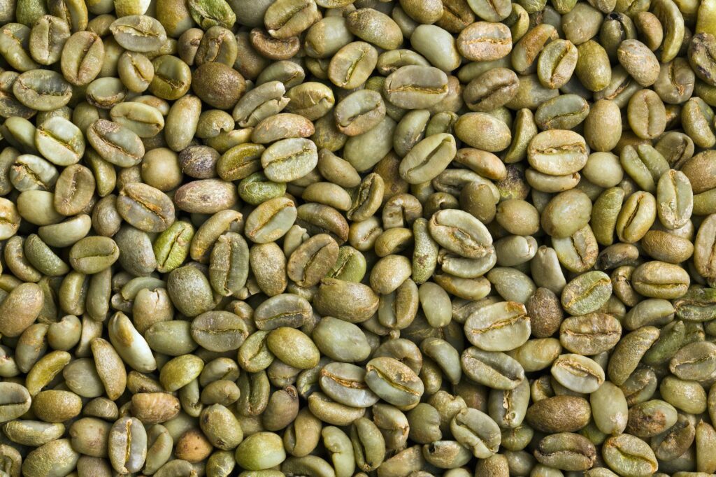 green coffee beans